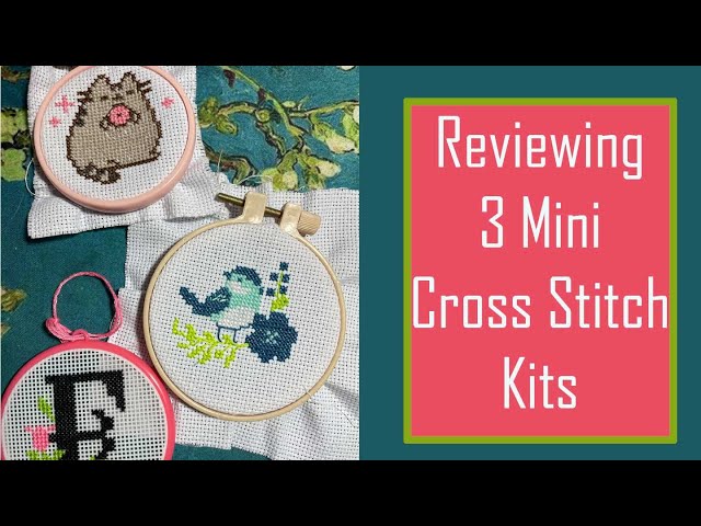 Reviewing 3 Mini Cross Stitch Kits from Dollarama, Dollar Tree and  