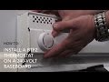 240v Baseboard Thermostat Wiring
