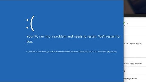 Windows 10 BSOD VM