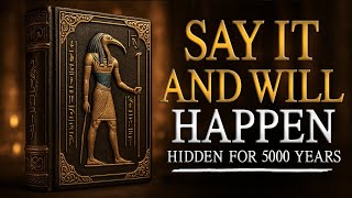 The Forbidden Book of Thoth: The Word That Creates Your Reality (AUDIOBOOK REVEALED)