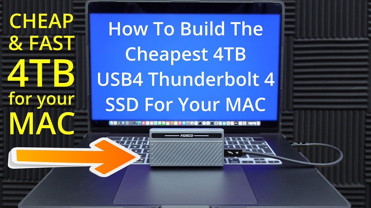 CHEAP 4TB Thunderbolt 4 External SSD For Your MacBook Pro Mac mini Mac ...