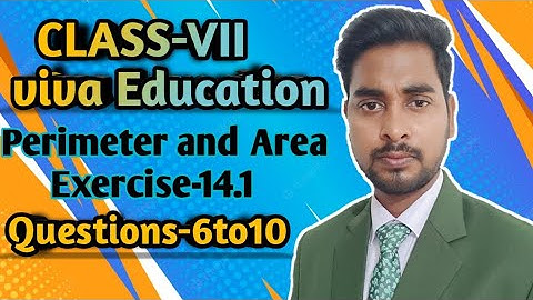 viva Education start up mathematics Class 7|| Perimeter and Area  ||Ex.14.1|| Exam score