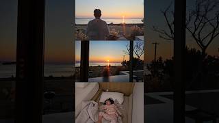 동해바다 영덕 숙소 해온안에서의 일출 감상 🌅 물론.... 5세는 꿈나라^^.. 감상해 보세요 황홀 그 자체입니다🥹 #해온안 #영덕여행 #일상브이로그  #육아브이로그 #일출