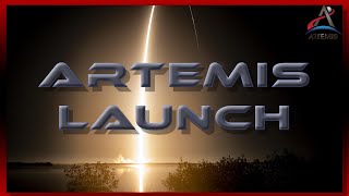 Cinematic Artemis I Launch (All Angles and space video)