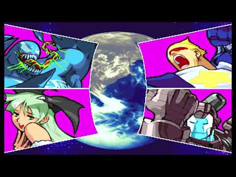 Marvel vs Capcom 1 ( Arcade ) - Venom / Morrigan Playthrough ( Sept 11, 2017 )