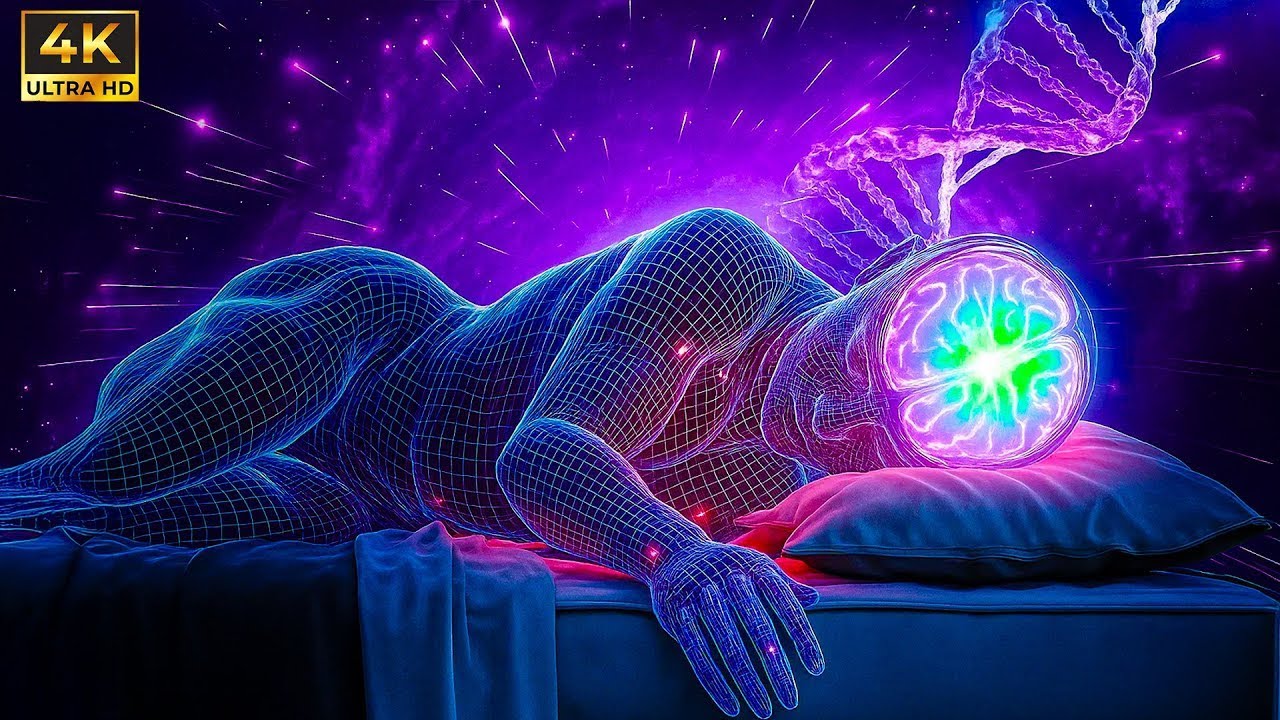 432Hz + 528Hz + 741Hz | Deepest Healing Sleep: Full Body Healing Frequency, Stress Relief