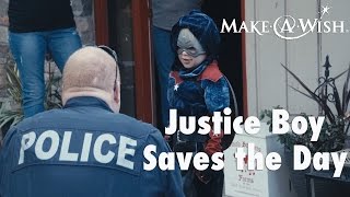 Justice Boy Saves the Day with Make-A-Wish Alaska and Washington