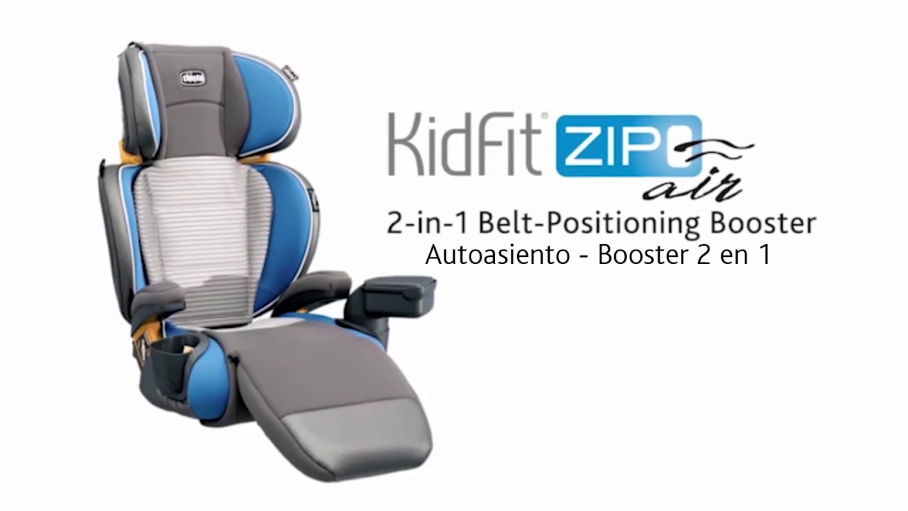 Chicco KidFit® Adapt Plus 2 en 1 asiento elevador de posicionamiento de  cinturón, asiento elevador sin respaldo y respaldo alto, para niños de 4  años