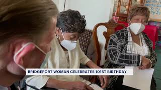 Bridgeport woman who lived through 2 pandemics celebrates 101st birthday