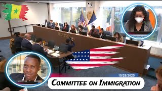 Amadou Ly Soutien aux demandeurs d'asile, Committee on Immigration aux États-Unis 