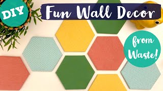 DIY WALL DECOR Ideas | Easy Room Decor with HEXAGON FRAMES