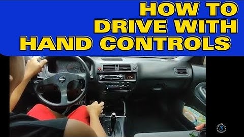 How to Drive  with hand controls | Paralyzed driver