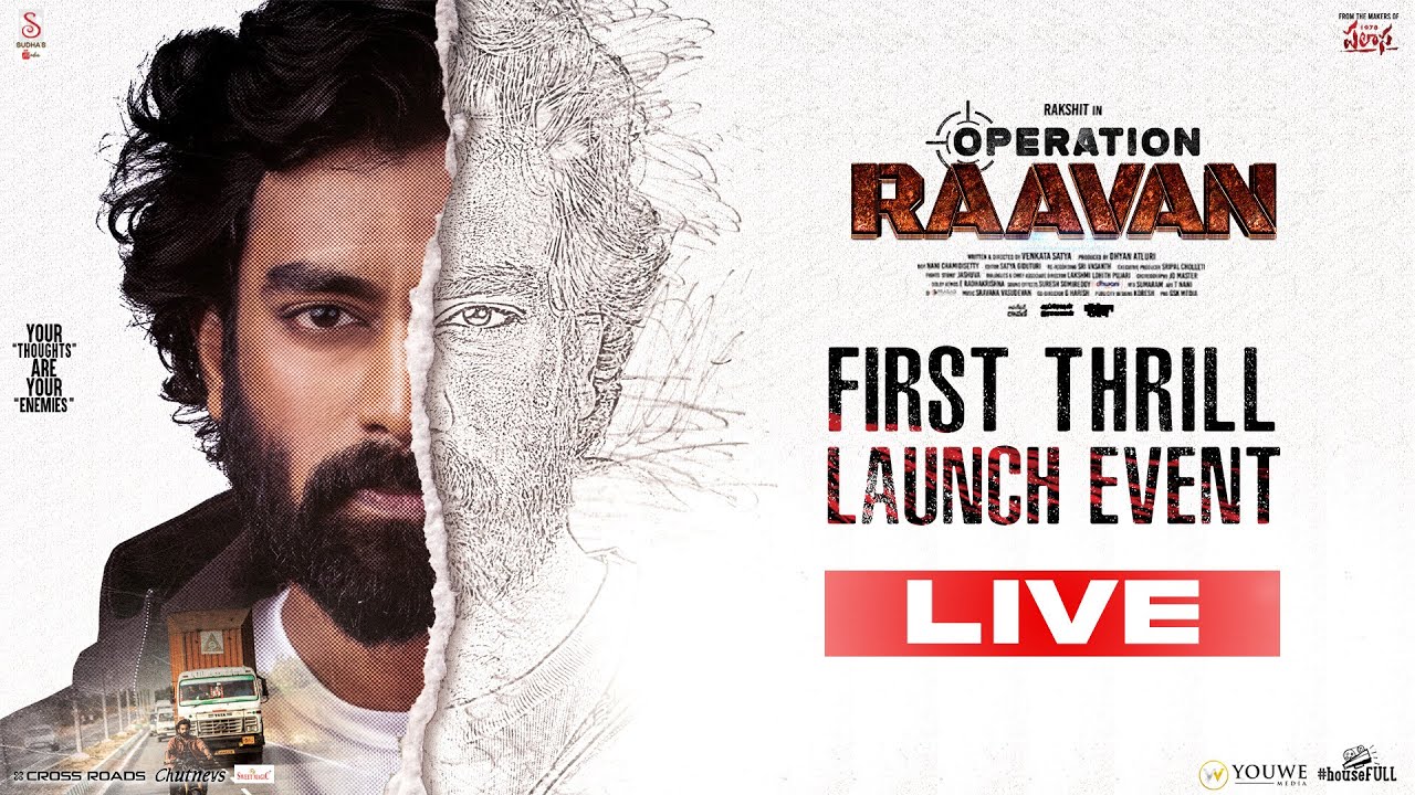 Operation Raavan First Thrill Launch Event Live | Rakshit Atluri | YouWe Media