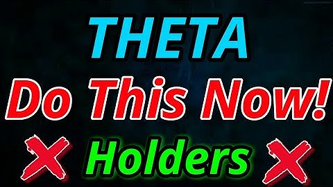 Theta Holders Do This Now! || Theta price prediction || Theta News Today