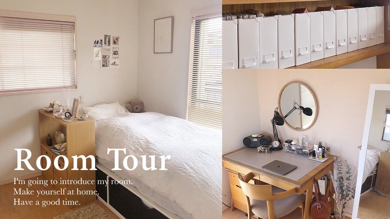 ルームツアー 無印良品とikeaで作るシンプル ナチュラルな部屋 収納 大学生の６畳ワンルーム紹介 Girl Room Tour Youtube