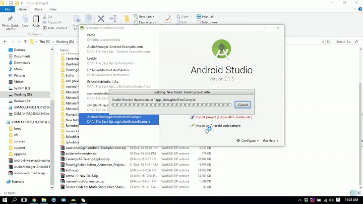 How To Import Eclipse Project Into New  Android Studio Now