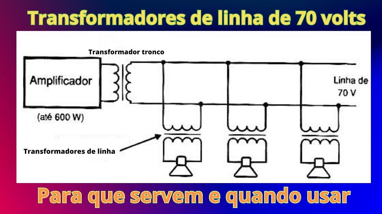 para-que-serve-o-transformador-de-linha-de-70-volts-ep262-youtube