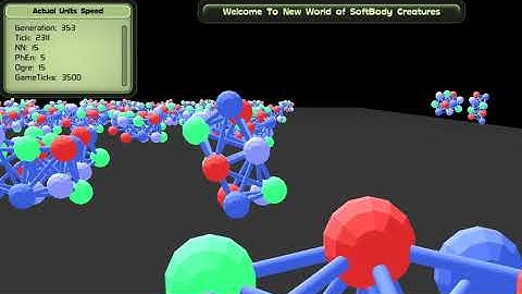 Change orientation Soft Body formula 3x2x2 Stranger genetic algorithm neural network