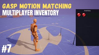 UE5 GASP Motion Matching - Multiplayer Inventory Component #7 - Interaction Item &amp; Item Physics