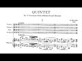 Alexander borodin  piano quintet with score