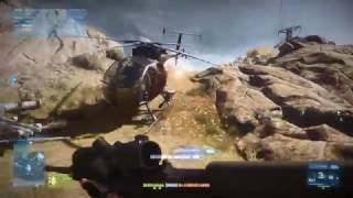 BF3 CTF - Dirtbike Collateral & Heli Pilot takedown
