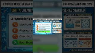 chemistry 1st year kpk text book unit 7 mcqs series #expected MCQS MDCAT NUMS 2026