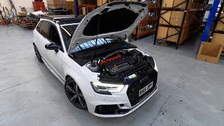 My 520BHP AUDI RS3 gets an Eventuri Intake!