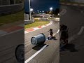 They are riding scooters 🛴