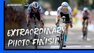 Tearful Matej Mohoric Edged Incredible Photo Finish | Tour de France - Stage 19 | Eurosport