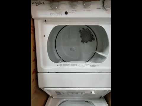 Lavadora secadora de ropa Whitlpool a gas GLP de 37 libras de venta en Rep  Dominicana - YouTube