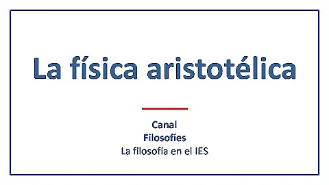 Como se caracteriza a física Aristotelica?