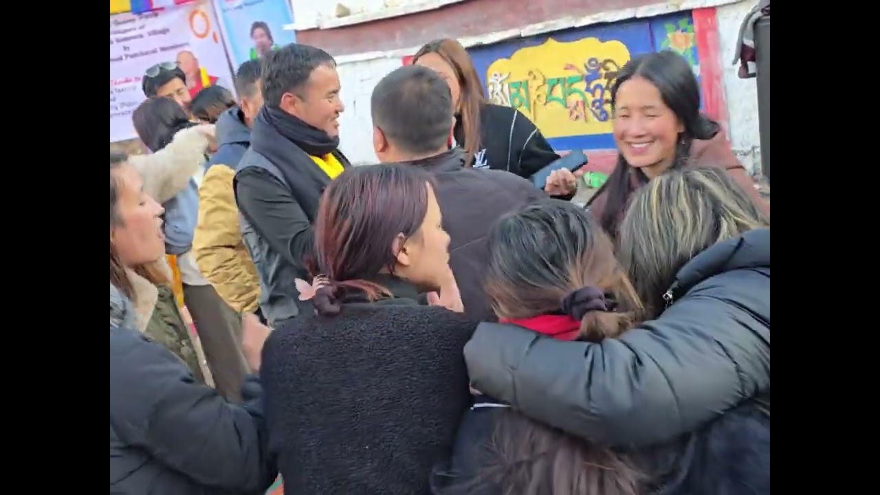  A wonderful # Performance # by # monpa song # samglem village ###