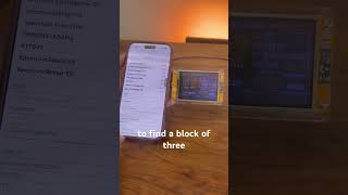 USB Bitcoin Miner Gold Nugget in action #shorts
