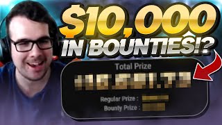 $10,000 Bounties on the $840 High Roller Bounty Warm-up FINAL TABLE!
