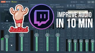 Improving Your Stream Audio in 10 min! | Voicemeeter Banana