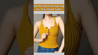 Never mess up button spacing again! #crochet #tutorial