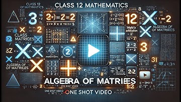 CBSE Class 12 || Maths || Algebra of Matrices || Part-I || Animation || in English