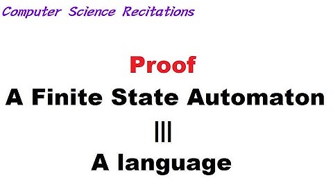 Recitation 1 0121 Proving that a finite automaton recognizes a language by induction