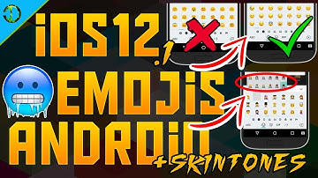 How To Get iOS 12.1 Emojis On Android 2018 with SKIN TONES (FULL TUTORIAL)!