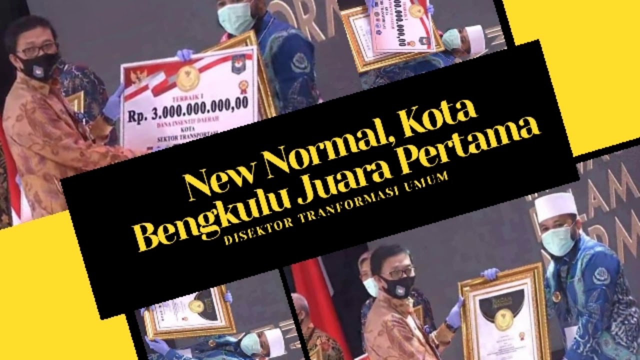 Urut pertama SeIndonesia, Kota Bengkulu Mendapatkan Penghargaan di