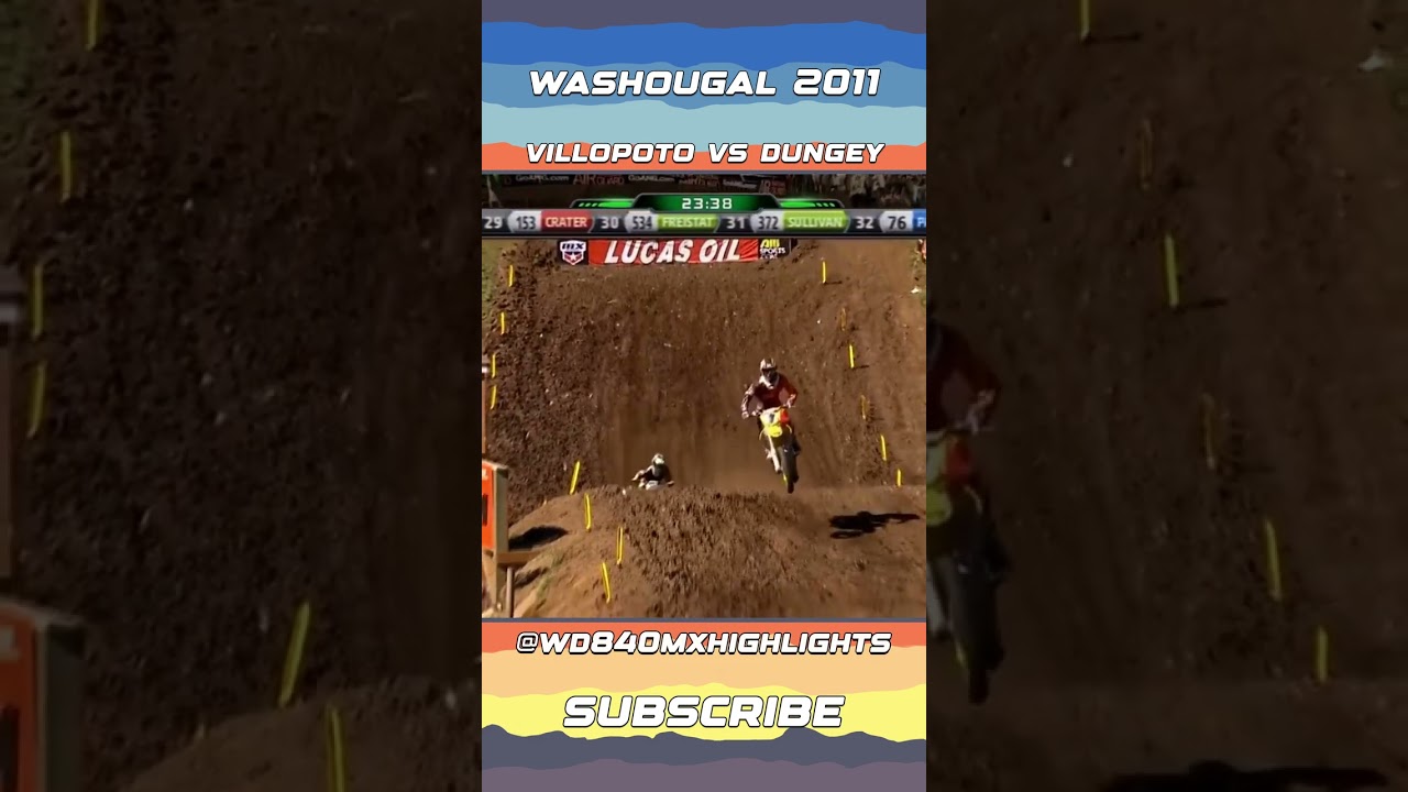 WATCH: Villopoto vs Dungey At The Washougal Motocross 2011