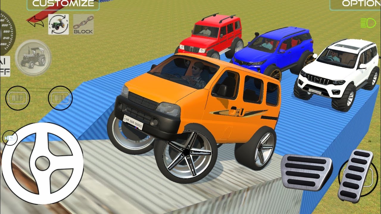 Drive Dumper and Unloading Stone From Dumper Truck in Game#fortuner #4x4#scorpio #thar #gameplaypt23