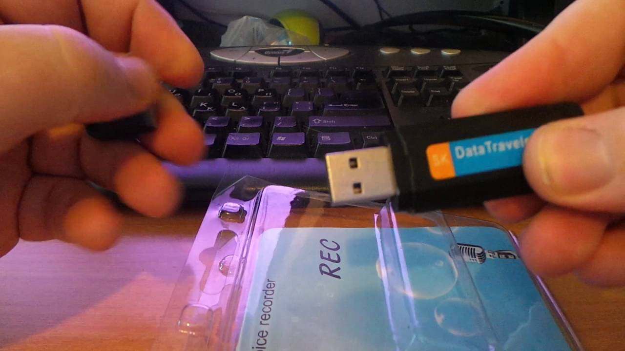 GEARBEST-Protable Mini Digital USB WAV Voice Recorder Pen with TF Card Slot