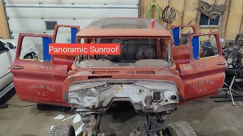 Project Kermit 1962 c20 crew cab Panoramic sunroof