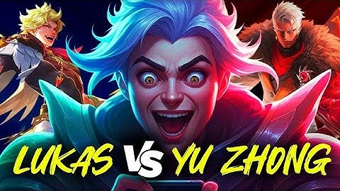 Lukas vs Yu Zhong 🥶 One Shot Build Epic Come Back mlbb montage videos | Jerry