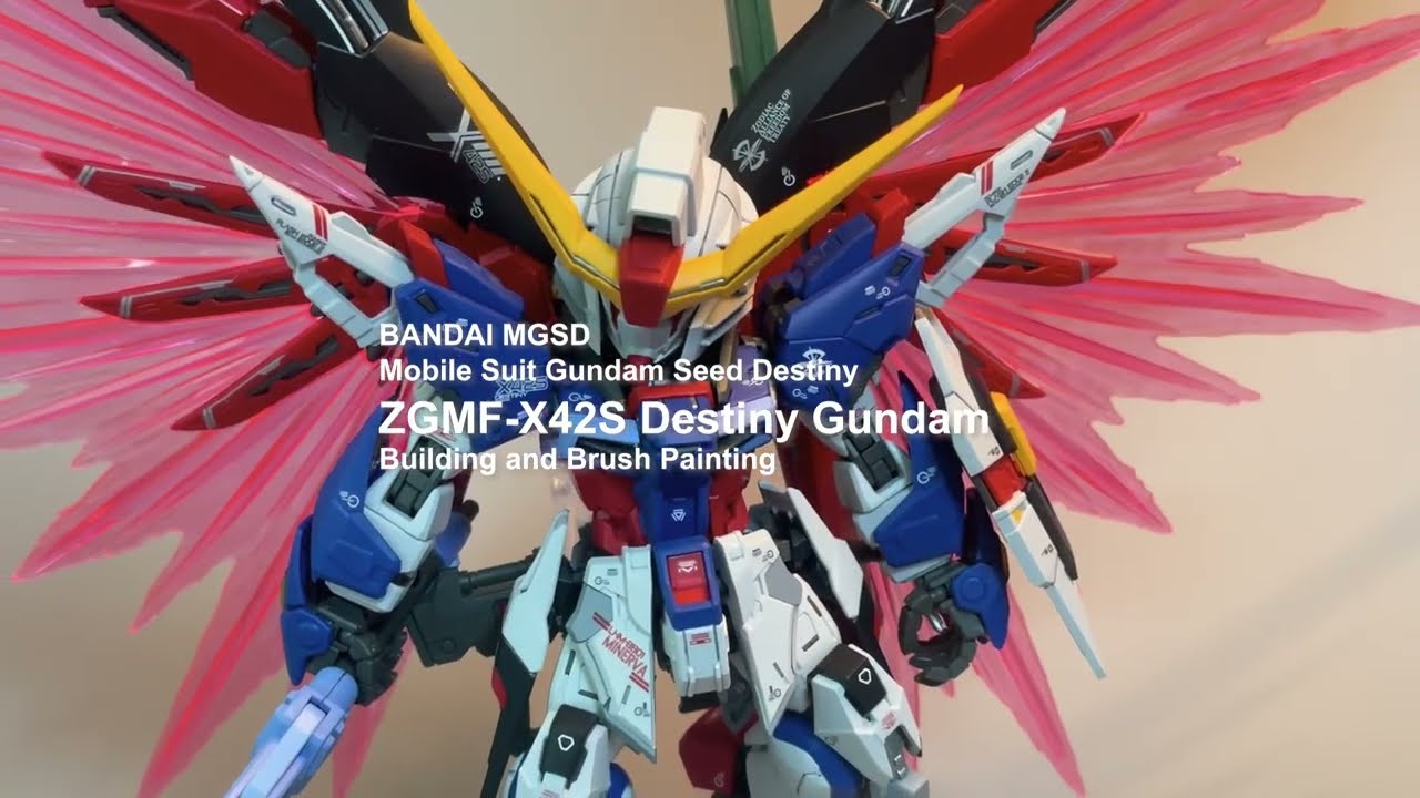 MGSD ZGMF-X42S Destiny Gundam - YouTube
