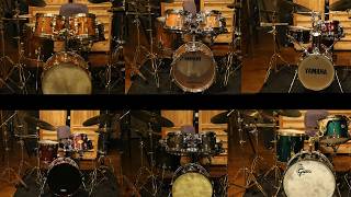 Eight Jazz Drum Sets Priced Low to High 