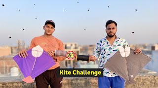 Kite Fighting Challange | who win 🥇| flying big kites | kite cutting | kite |