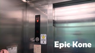 Epic Brake Sound on Some Kone Ecodisc Elevators the San Antonio College in San Antonio, TX