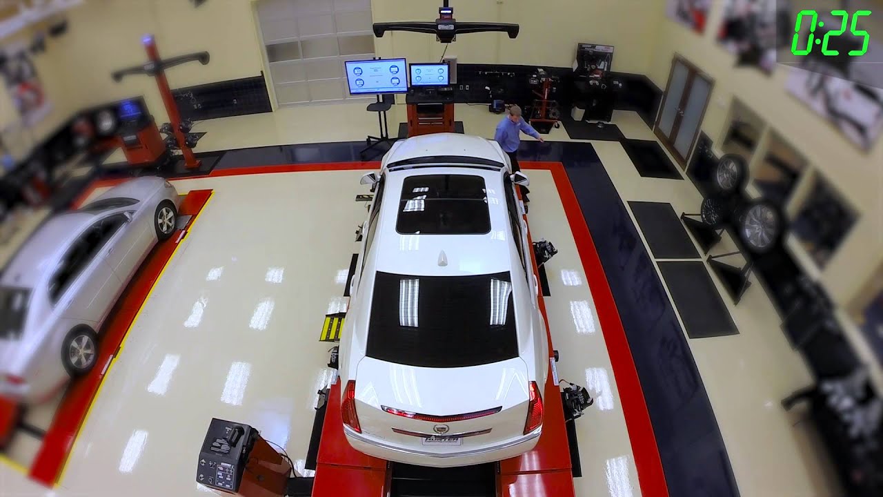 Hunter Hawkeye Elite Wheel Alignment System 70-Second Alignment Drill